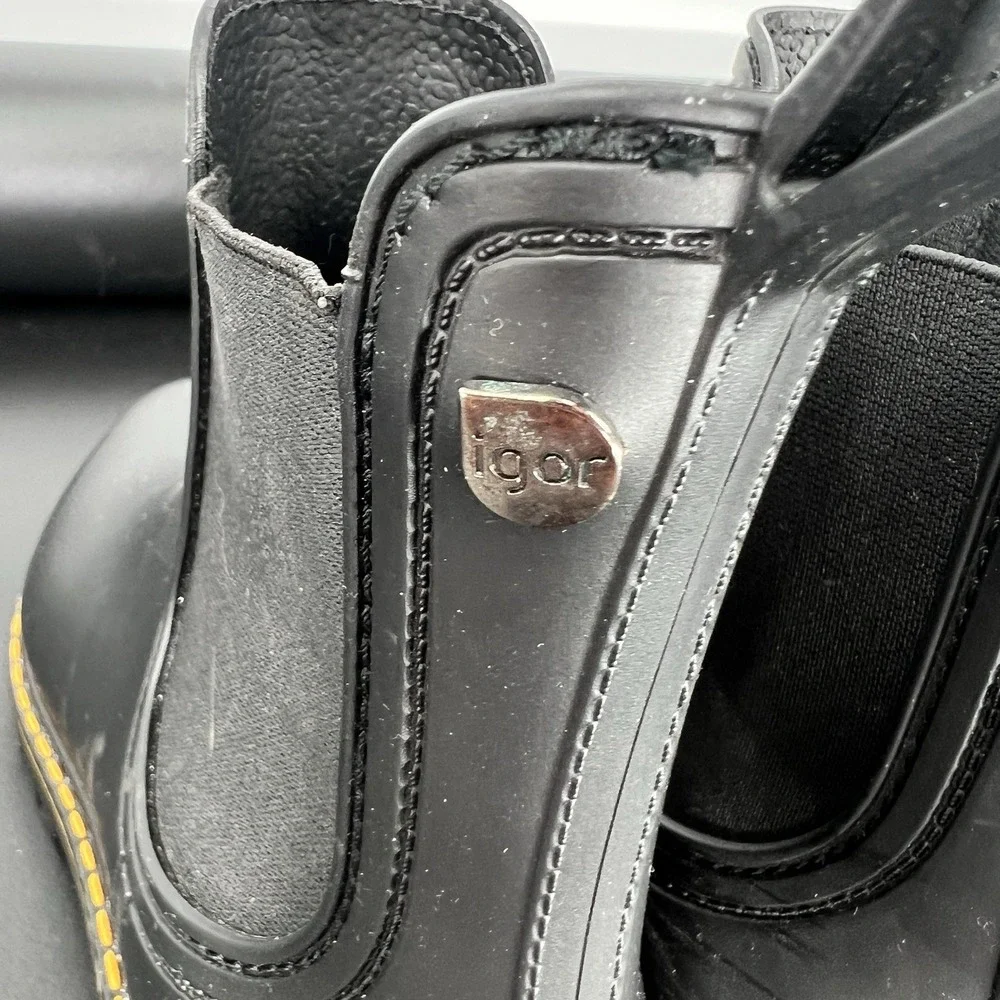 NWOT igor Made in Spain Trak Mate Tri Rain Slip On Boot Waterproof Size 39 (8.5)